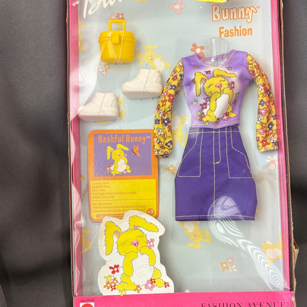 Barbie Fashion Avenue Bunny Outfit - Purple and Yellow